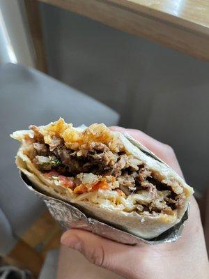 asada burrito w/ no guac