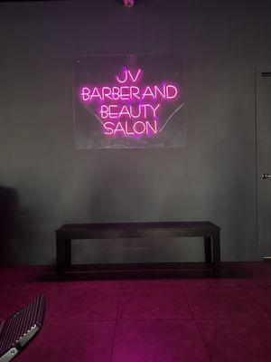 JV Barber Sign