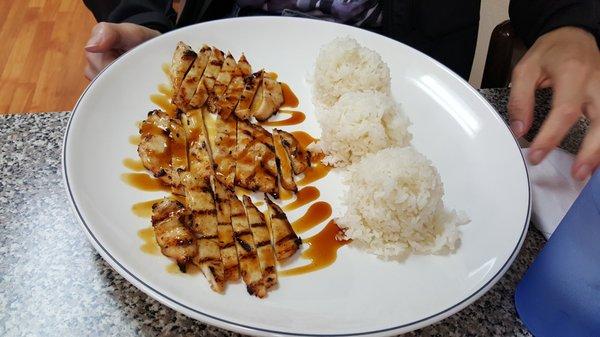 Chicken Breast Teriyaki sans salad (Kathy)