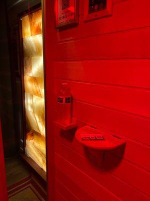 Red light sauna