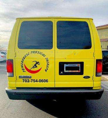 Powerhouse has one passenger van & one wheelchair lift van!