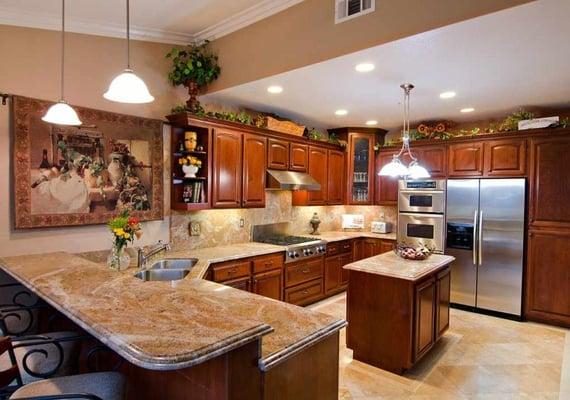 Granite Kitchen Countertops Cleaning Company, Tile Floor Cleaning, Carlsbad, San Diego, Oceanside, La Jolla, UTC