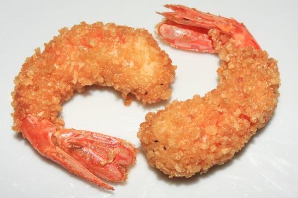 Gluten free deep fried spot prawns 6.19.16