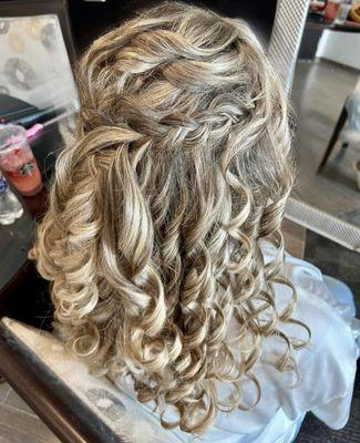 Wedding hair by Kayla