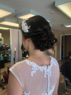 Wedding hair and airbrush makeup