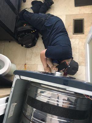 Dryer repair multitask action