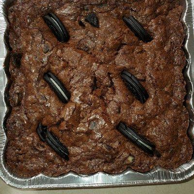 Double Oreo Brownies