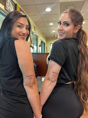 Matching tattoos