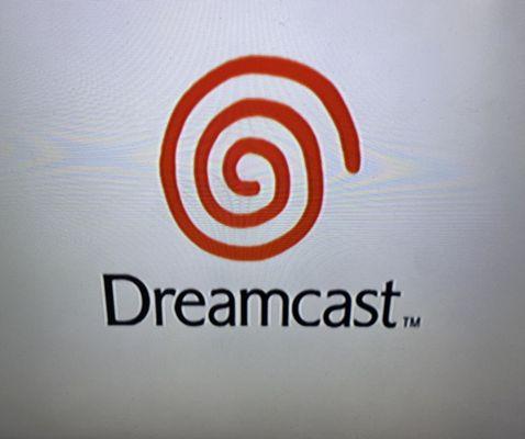 Dreamcast logo when turning on the system