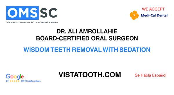 Wisdom teeth removal with safe and comfortable sedation