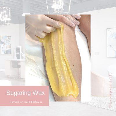 Organic way of body hair removal with sugaring can be great forms of body hair removal which leaves your skin smooth with no irritation!