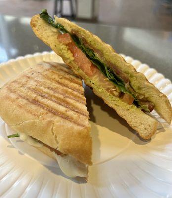 Bacon, spinach, tomato, smoked provolone with pesto mayo sauce