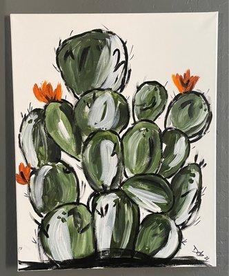 Cactus painting