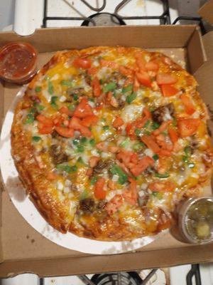 Mexican pizza