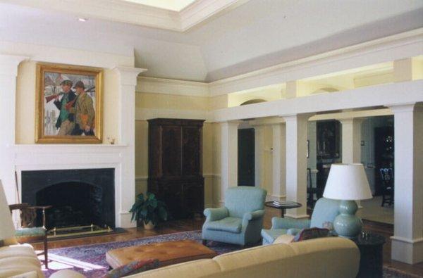 Beck Residence
 Williamsburg, VA
 Living Room