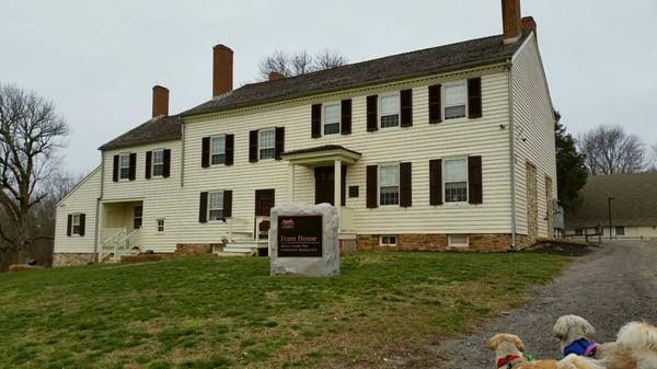 The Hunt House.  Originally built back in the mid 1700's, it's now the Mercer County Parks HQ.