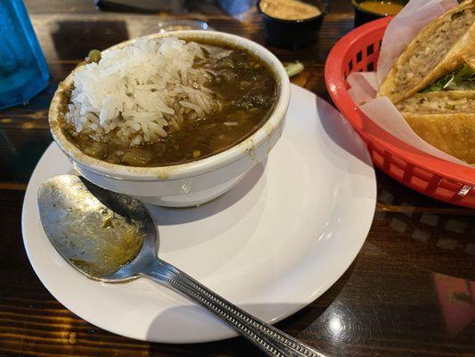 Chicken & sausage gumbo