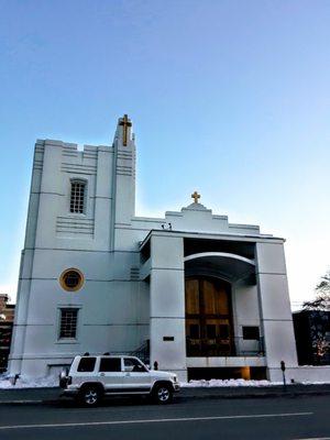 Holy Family Cathedral- downtown Anchorage, AK.