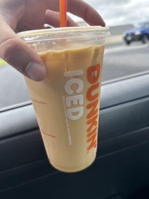 Vanilla iced coffee