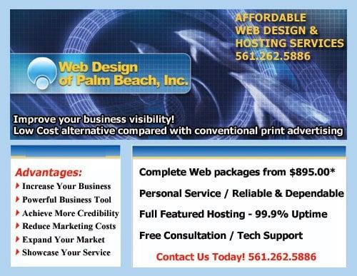 Web Design of Palm Beach