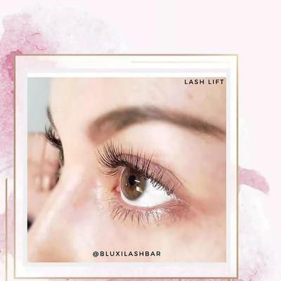 Lash lift, lasts 6-8 weeks.