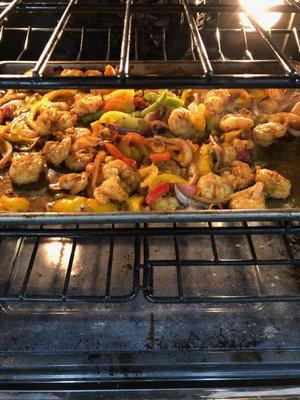 Shrimp Fajitas