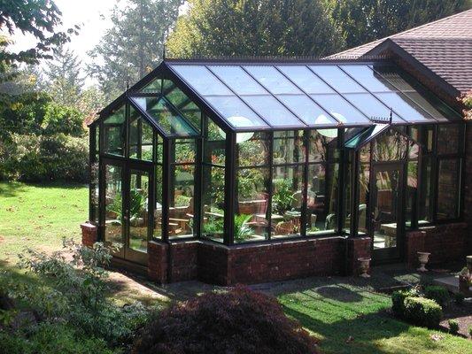 Garden solarium in Georgian style.