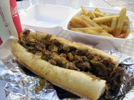 Well, cheesesteak lovers, who can tell this out of towner if Philly Steak & Gyro is feeding me the real deal?