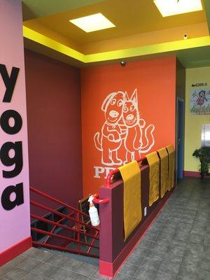 Second yoga room and Kids Yoga downstairs