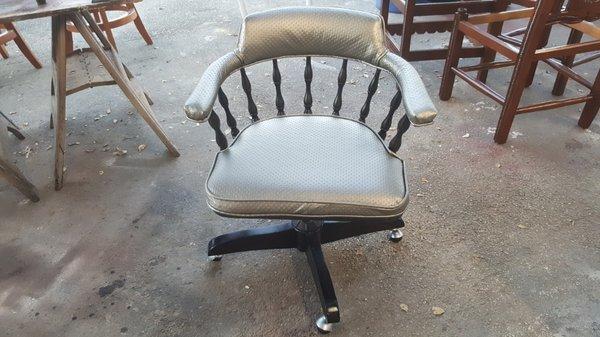 Refinished executive chair