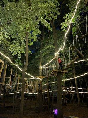 You can climb into the night because GLOW NIGHT