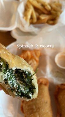 Spinach & ricotta empanada