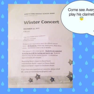 Winter concert