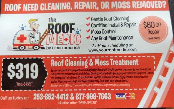 Your Roof Medic Coupon (Misleading)