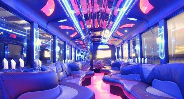 40 Passenger party bus available for 7+ hour bookings