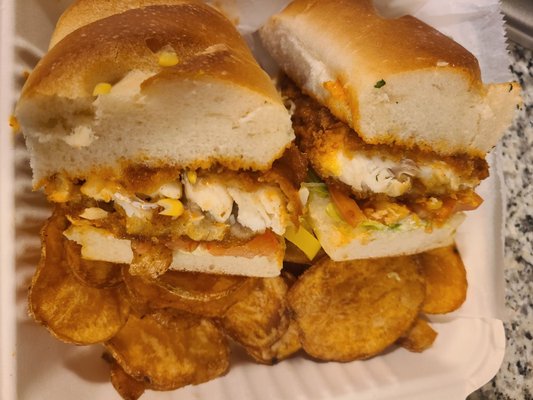 Buffalo haddock sub! A must try