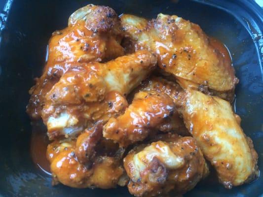 Hot wings taste more ground peppery.