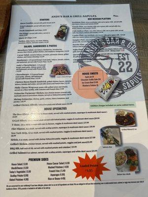 New Menu