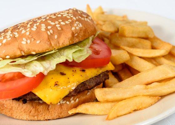 Cheeseburger and Fries