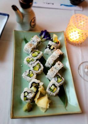 Asparagus, Cucumber, Avocado Sushi