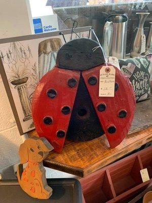 Lady Bug Bird House