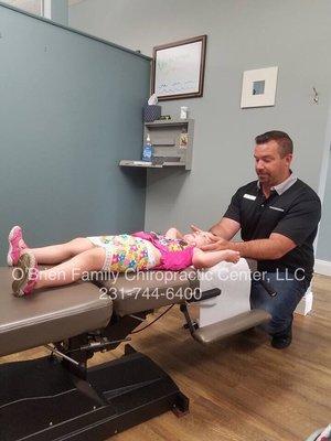 Children love getting adjusted in our office!