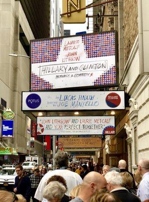 Hillary and Clinton on Broadway