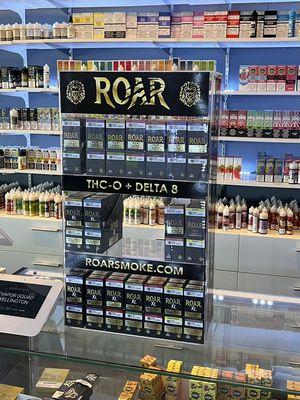 New 
ROAR Delta 8+THC-o
9 flavors, Come visit us :)
 We are located at 1095 N Military Trail WPB FL 33409