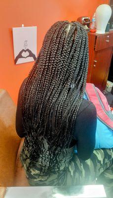 But length box braids $200+ depends on size