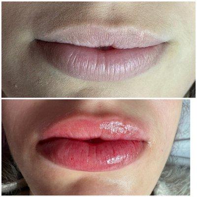 Lip Blush / The main goal is increase the natural tone of your lips.
Technique straight from Brazil . Message me for more info.