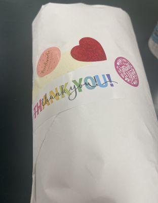 My sub, always wrapped with love