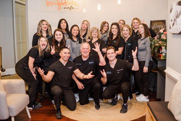 ProGrin Dental of Greenville team being silly