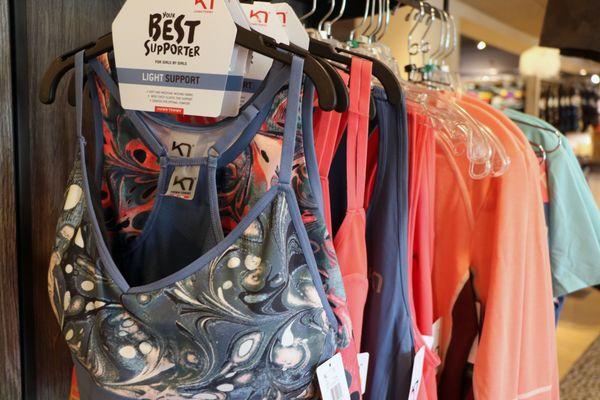 Kari Traa sports bras and clothing available at Pinnacle Ski & Sports in Stowe, VT