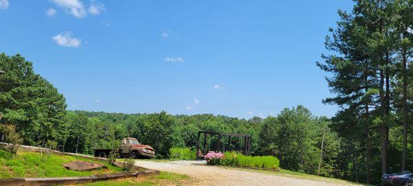 Backyard at Sweet Acre Farms